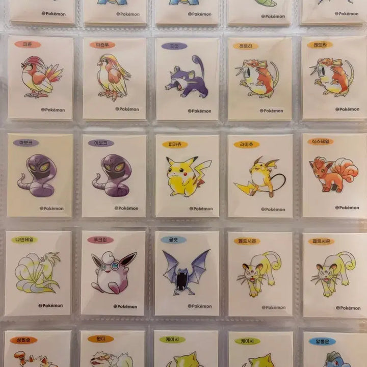 [BUNJANG] Pokemon 30th Anniversary Artwork Sticker Set / 업데이트예정)포켓몬 30주년 아트웍 띠부실 팝니다