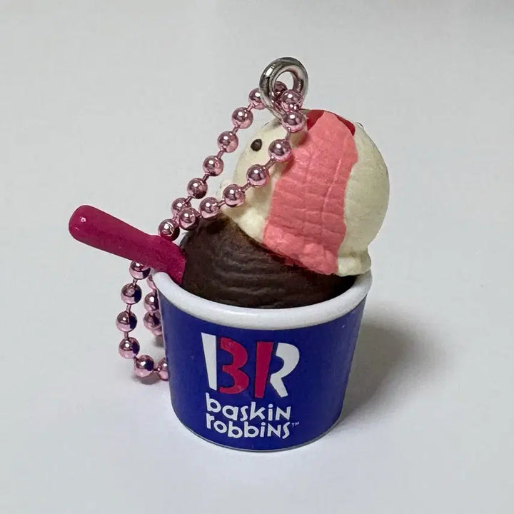 [BUNJANG] Baskin Robbins 31 Ice Cream Mascot Figure Keyring Gacha / 배스킨라빈스31 아이스크림 마스코트 식완 키링 가챠