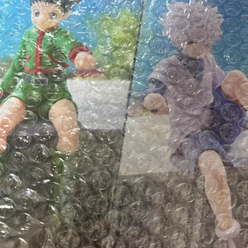 [BUNJANG] Hunter x Hunter Gon Freecss &amp; Killua Zoldyck Noodle Stopper Figure Bundle Set (Sealed) / (미개봉) 헌터헌터 곤 키르아 누들스토퍼 일괄