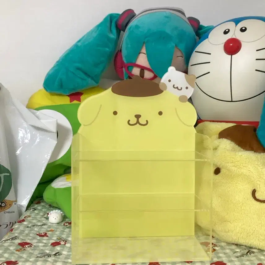 [BUNJANG] Sanrio Pompompurin Acrylic Organizer Box / 폼폼푸린 아크릴 수납함