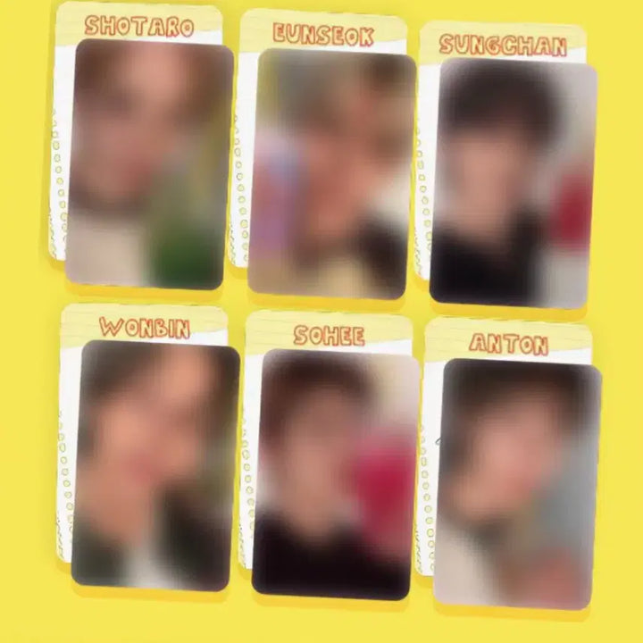 [BUNJANG] RIIZE Mega Coffee x SMTOWN &amp;STORE Set 1 Photocard Sealed / [미개봉] 라이즈 메가커피+세터 1차 포카 판매