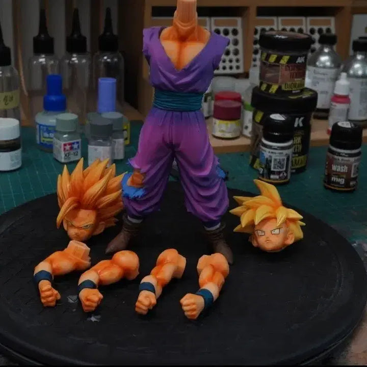 [BUNJANG] Grandista Super Saiyan 2 Gohan Custom Repaint Figure / 드래곤볼 그란디스타 오반 전문리페인트