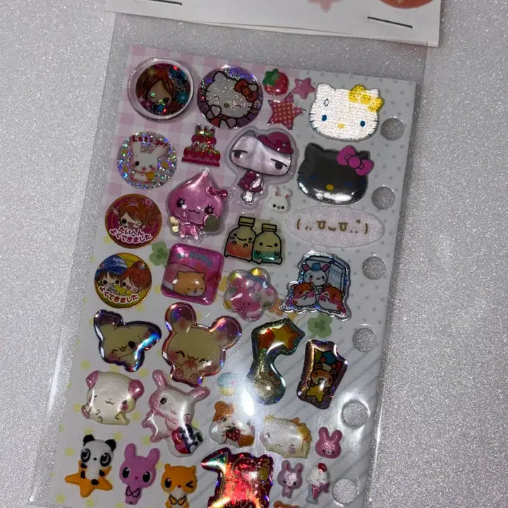 [BUNJANG] Heisei Era Classic Hello Kitty Sticker Mix (Die-cut) / 스티커 믹스 헤이세이 고전 헬로키티 등