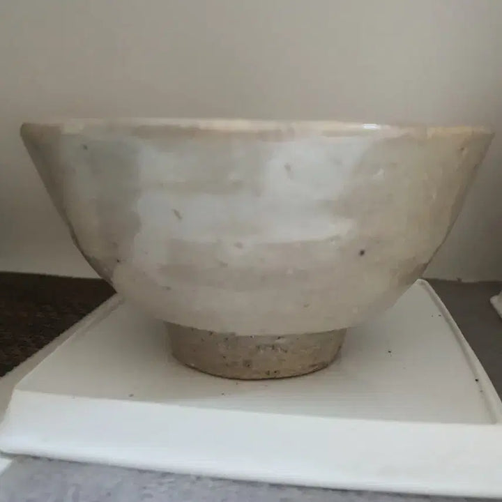 [BUNJANG] Joseon Dynasty White Porcelain Tea Bowl / 조선무문순백자다완
