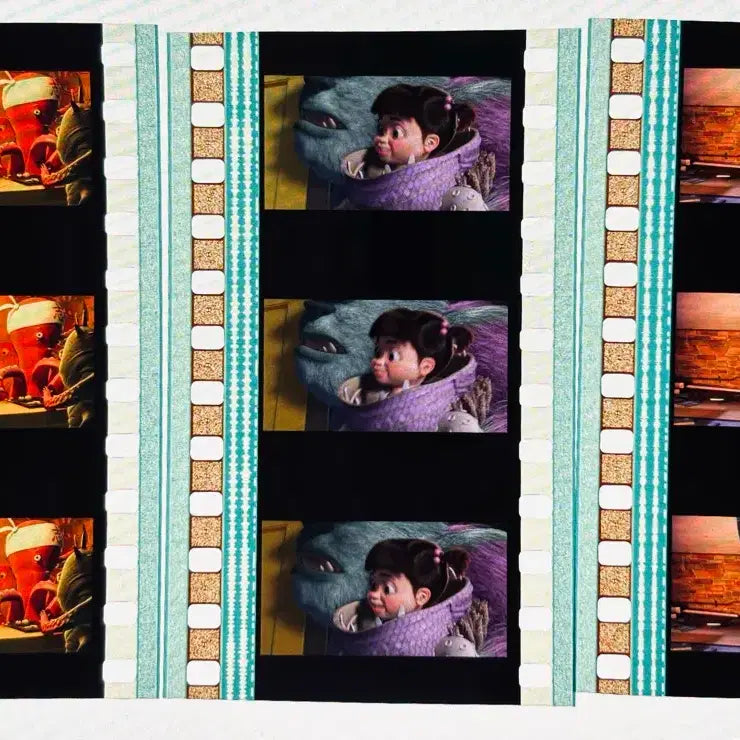 [BUNJANG] Monsters, Inc. Film Cut Set (6 pieces) / 몬스터 주식회사 필름컷 6매 / 영화 필름 / 픽사