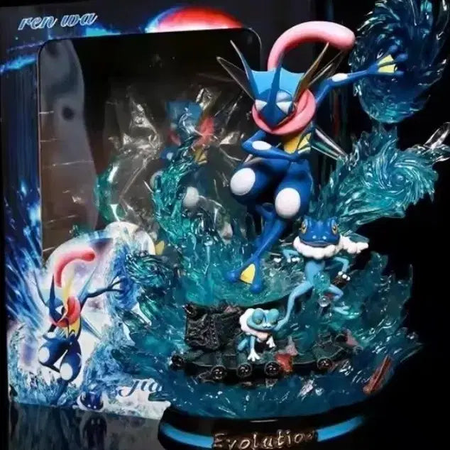 [BUNJANG] Pokemon Greninja Evolution Figure / 포겟몬 Evolution 레진 개굴닌자 피규어