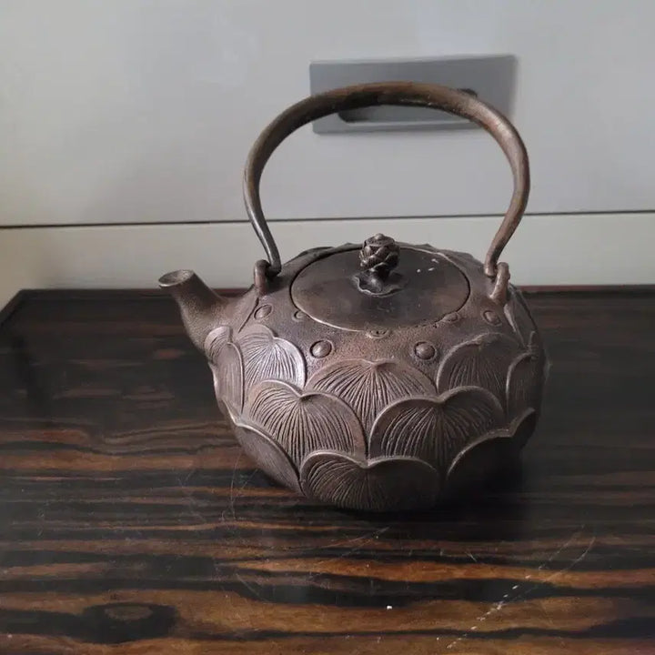 [BUNJANG] Vintage Brass Lotus Kettle / 적동 연꽃 주전자