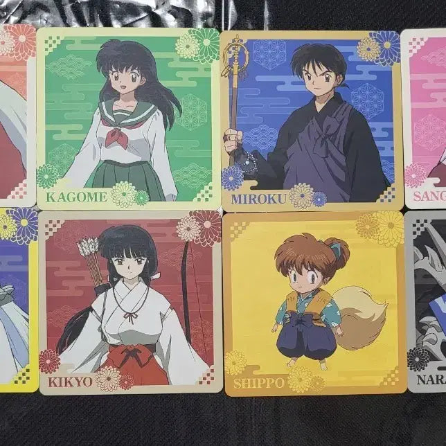 [BUNJANG] Inuyasha Popup Exclusive Coaster Set (8 Types) / 이누야샤 팝업 특전 코스터 8종 일괄 양도