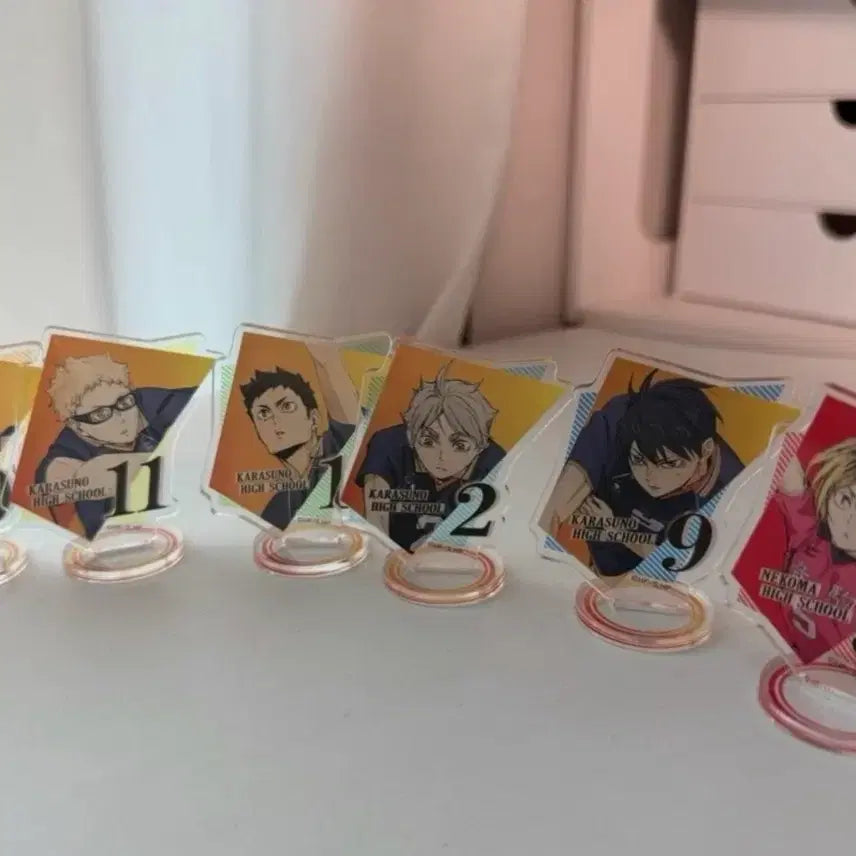 [BUNJANG] Haikyu!! Acrylic Stand Set / 하이큐 아크릴 스탠드 6종 일괄