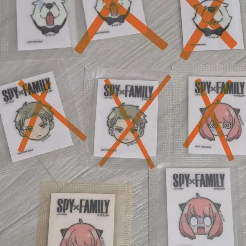 [BUNJANG] Spy x Family Tteokbokki Stickers / 스파이 패밀리 띠부씰 교환/구매/판매