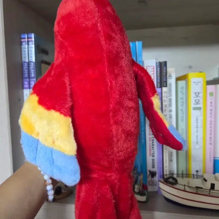 [BUNJANG] Battery-Operated Parrot Plush Toy / 앵무새 인형 / 건전지 넣어놨어요~