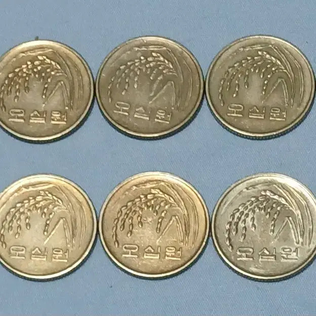 [BUNJANG] 1998 50 Won Coin Bundle (10 pcs) / 1998년 50원 동전 10개 일괄