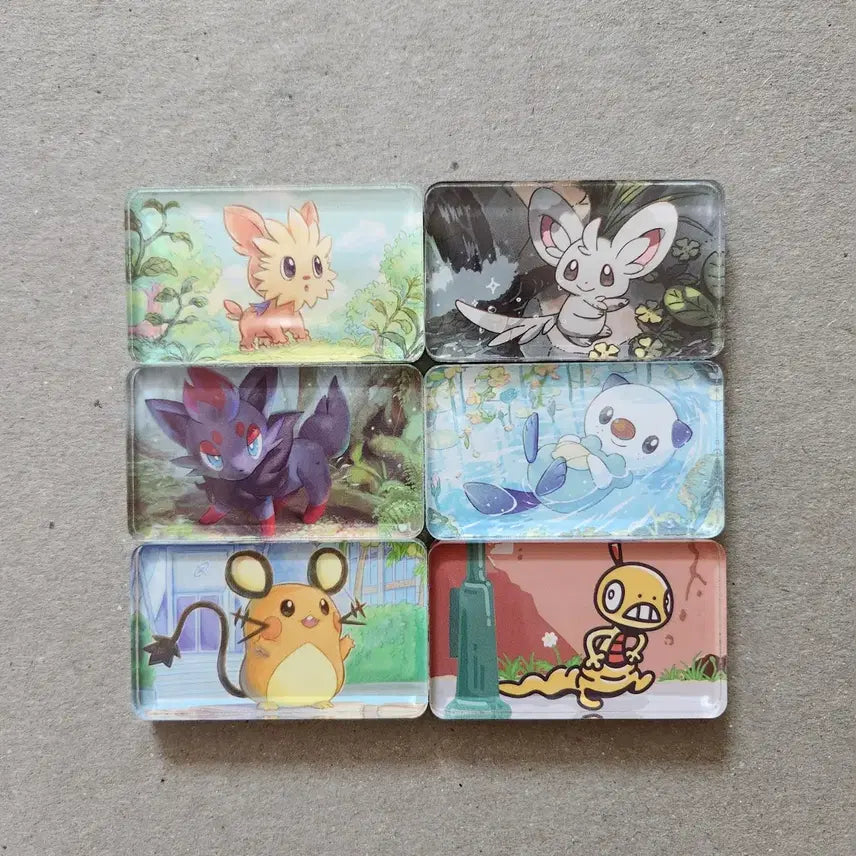 [BUNJANG] Pokemon Card Handmade Magnet / 포켓몬 카드 카드팩 핸드메이드 마그넷
