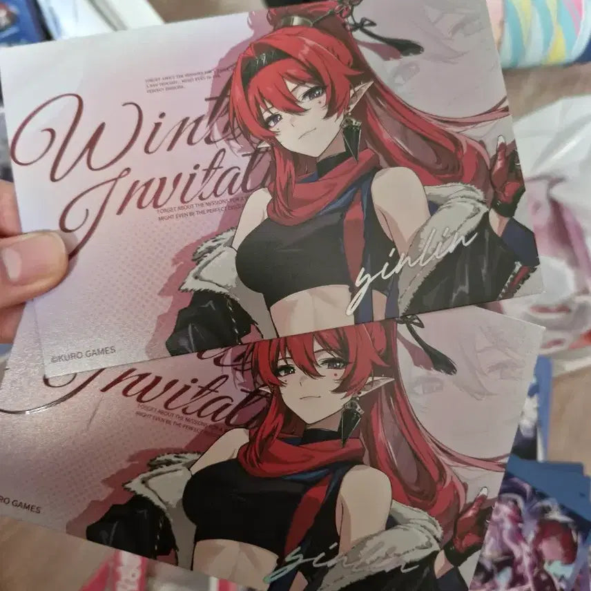 [BUNJANG] Arknights Yinlin Animate Collab Exclusive Ticket / 명조 애니메이트 콜라보 음림 특전이랑 파수인 티켓 팔아요
