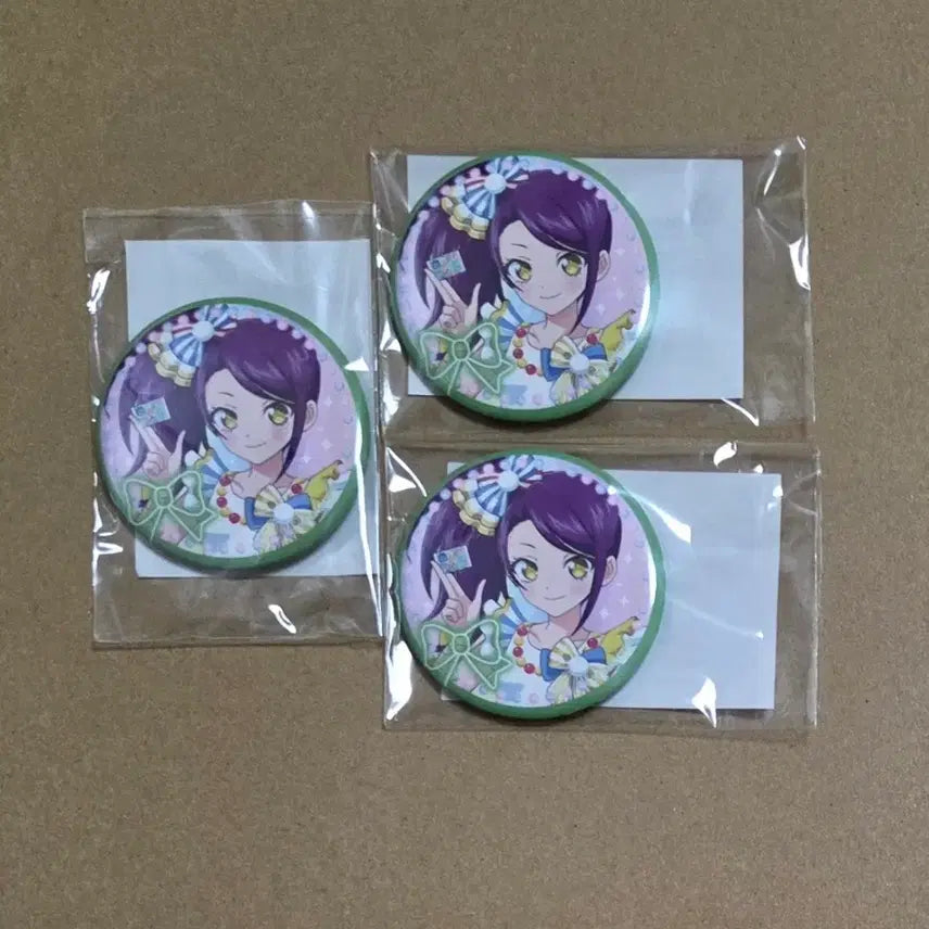 [BUNJANG] PriPara Pretty Series 15th Anniversary Marukuji Shion Can Badge Bundle Set / 프리파라 프리티 시리즈 15주년 마루쿠지 시온 캔뱃지 일괄 판매