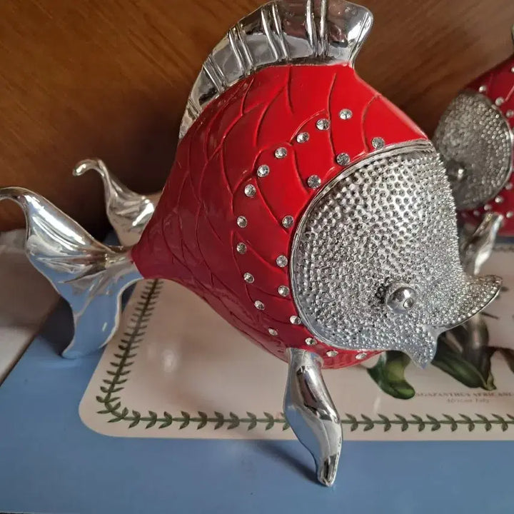 [BUNJANG] Luxury Fish Sculpture Set (4 Pieces) / 명품 붕어 작품 4개 세트