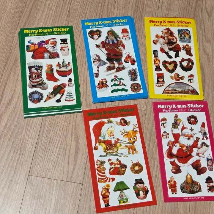 [BUNJANG] Vintage Christmas Stickers / 고전문구 고전스티커 고전크리스마스스티커