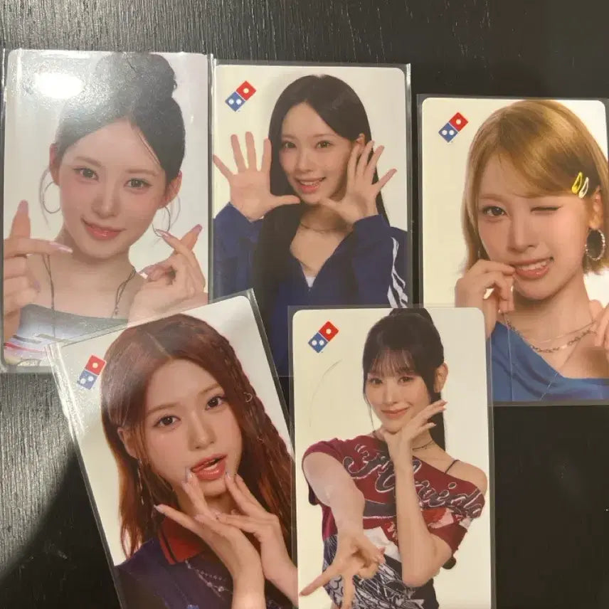[BUNJANG] Lisanne Domino Pizza Photocard Bundle Set / 리센느 도미노피자 포토카드