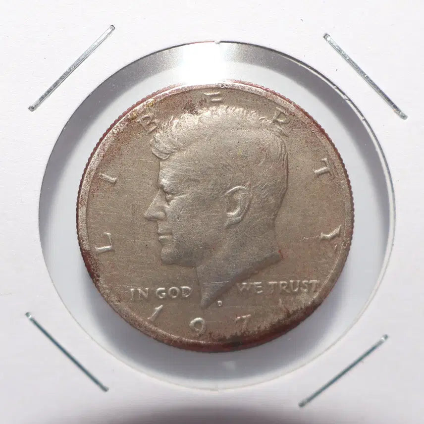 [BUNJANG] 1971 Kennedy Half Dollar Nickel (Used) / [미국주화 H.31] 1971년 케네디 하프달러 니켈 [사용제]