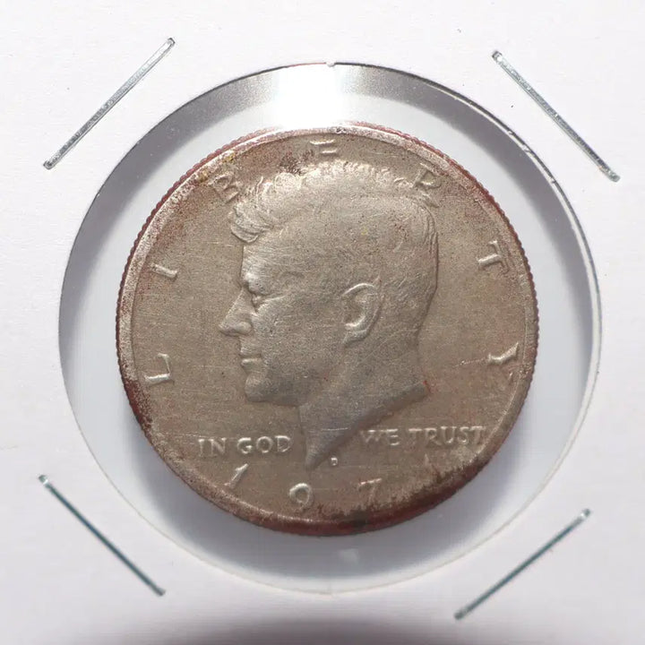 [BUNJANG] 1971 Kennedy Half Dollar Nickel (Used) / [미국주화 H.31] 1971년 케네디 하프달러 니켈 [사용제]