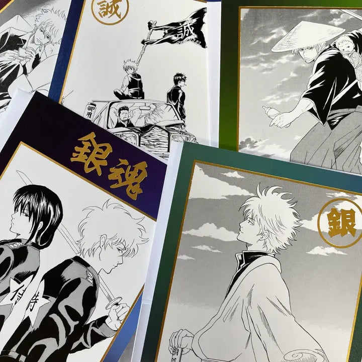 [BUNJANG] Gintama Kirapika Postcard Set / 은혼 중프샵 키라피카 엽서 카드 일괄2