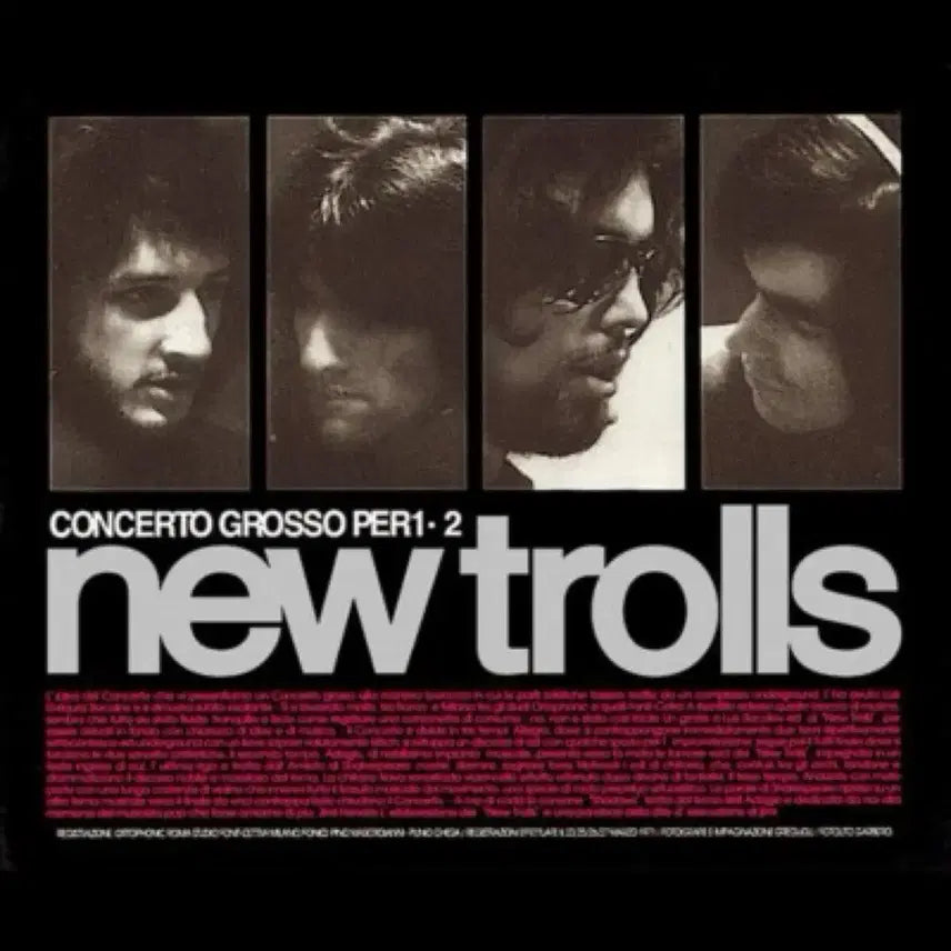 [BUNJANG] The New Trolls Concerto Grosso Per 1, 2 Album CD / 뉴트롤스 Concerto Grosso Per 1,2 앨범 시디 CD