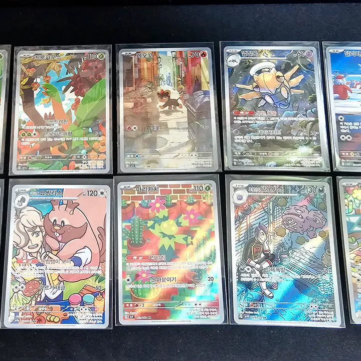 [BUNJANG] Pokemon AR 10 Types Full Set / 포켓몬카드 AR 10종 무종복 세트3 일괄