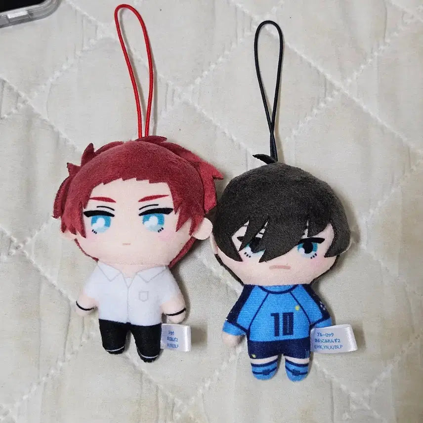 [BUNJANG] Blue Lock KapuKko Friends Plush Set - Isagi Yoichi &amp; Rin Itoshi / 블루록 카푸코 프렌즈 누이구루미 누이 인형 사에 린 2개 일괄