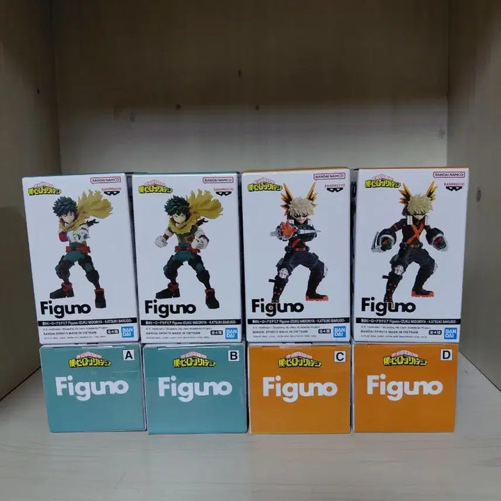 [BUNJANG] PIGNON My Hero Academia Figure Set (4 Types A/B/C/D) / 피그노 나의 히어로 아카데미아 피규어 4종 세트(A/B/C/D)