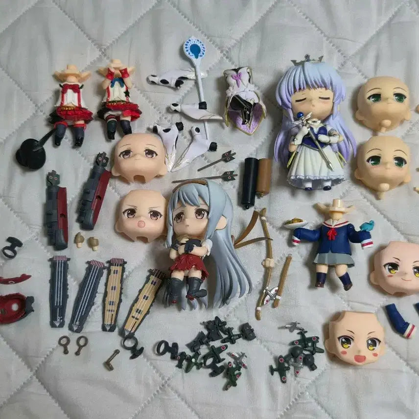 [BUNJANG] Nendoroid Parts Bundle / 넨도로이드 페이스 헤어 의상 등 부품 일괄