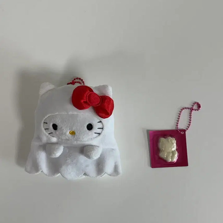 [BUNJANG] Hello Kitty Ghost Kitty + Gacha Kitty Keychain Set / 헬로키티 유령키티+키티가챠 (2종일괄) 키티키링