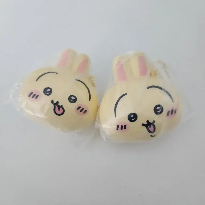 [BUNJANG] Chiikawa Usagi Squeeze Toy Set (2 Pieces) / 치이카와 가챠 우사기 스퀴즈 2개 세트