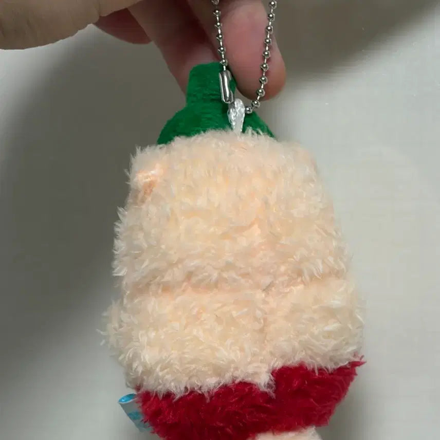 [BUNJANG] Strawberry Shirotan Doll Keychain / 딸기 시로탄 인형 키링 (택o)
