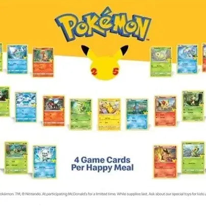 [BUNJANG] Pokemon 2021 McDonald&