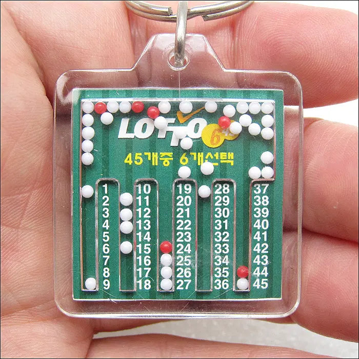 [BUNJANG] LOTTO 645 Keychain / LOTTO 로또645 열쇠고리 (k233)