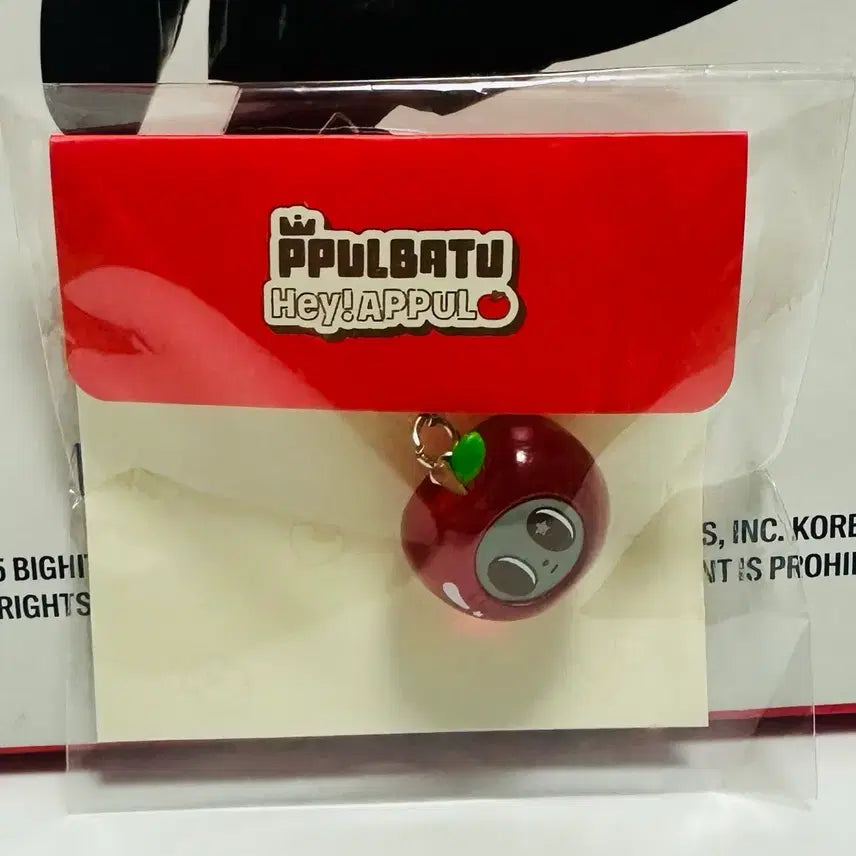 [BUNJANG] Apple Bag Charm Mini Keychain / 애플 뿔바투 다고냥 미니키링