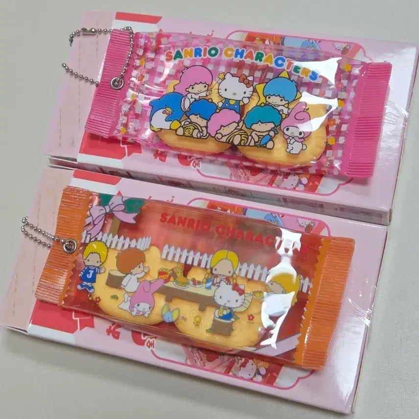 [BUNJANG] Sanrio Classic Kitty Cookie Charm Set / 세트)고전키티 고전산리오 디저트키링 쿠키 과자키링 리멘트