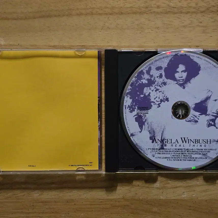 [BUNJANG] Angela Winbush The Real Thing US CD / CD 음반 Angela Winbush 안젤라 윈부시 - The Real Thing 미국반