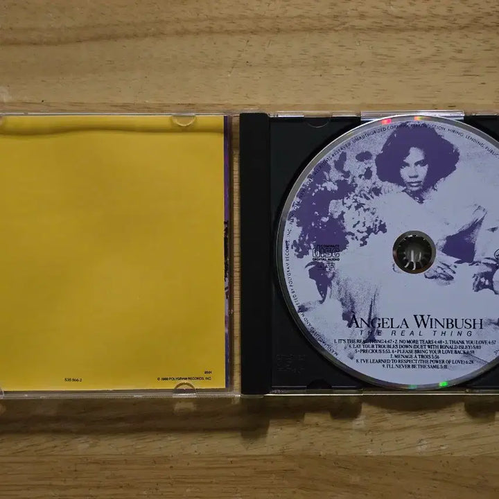 [BUNJANG] Angela Winbush The Real Thing US CD / CD 음반 Angela Winbush 안젤라 윈부시 - The Real Thing 미국반