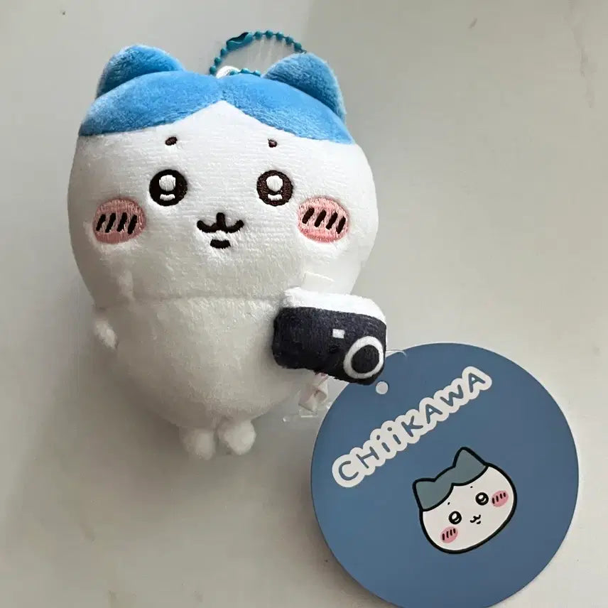 [BUNJANG] Chiikawa Camera Plush Keychain / 카메라 치이카와 인형 키링