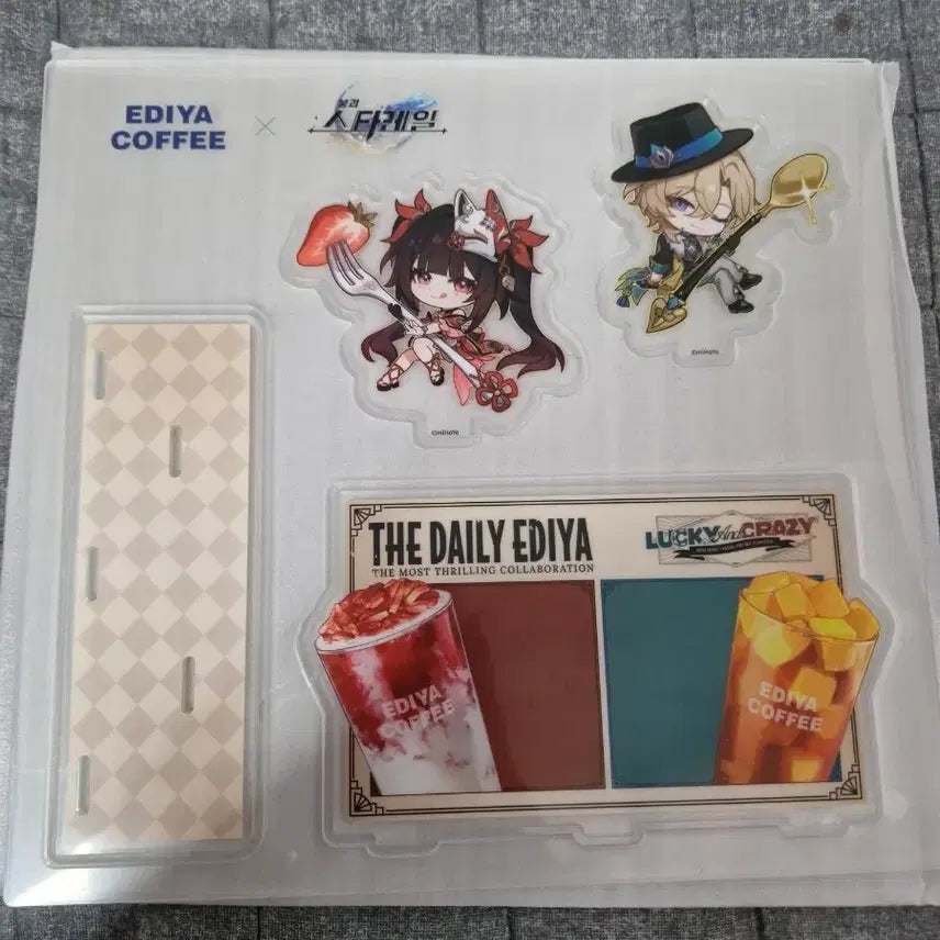[BUNJANG] Honkai: Star Rail x EDIYA Collaboration Acrylic Stand / 붕괴: 스타레일 이디야 콜라보 아크릴 스탠드