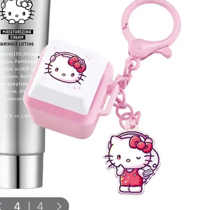 [BUNJANG] Hello Kitty Keycap Keyring / 헬로키티 키캡 키링