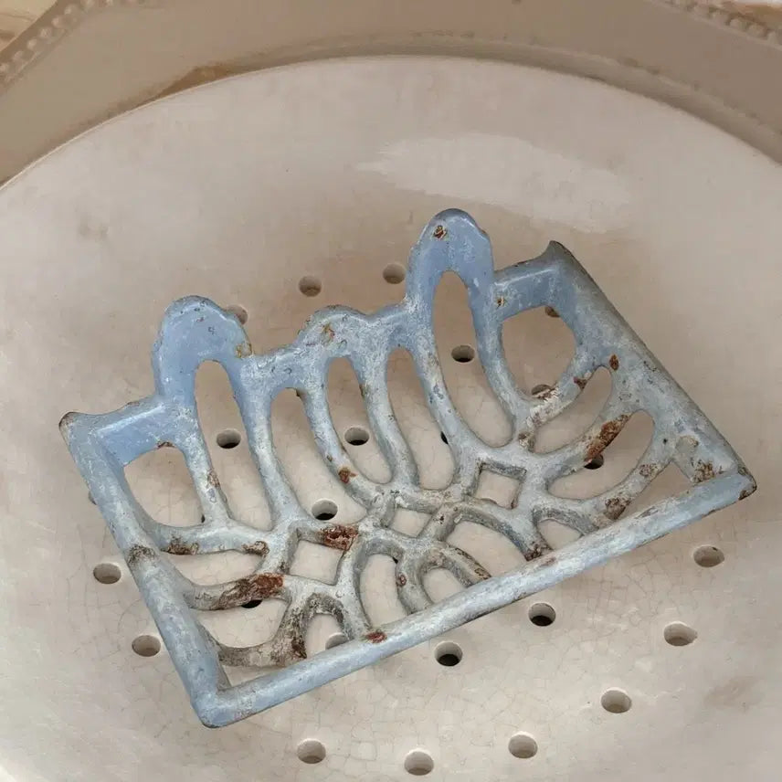 [BUNJANG] French Vintage Cast Iron Soap Dish Tray / 프랑스 빈티지 주물 솝 디쉬, 트레이