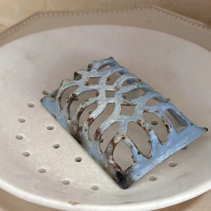 [BUNJANG] French Vintage Cast Iron Soap Dish Tray / 프랑스 빈티지 주물 솝 디쉬, 트레이