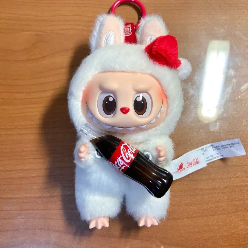 [BUNJANG] Pop Mart Labubu Coca-Cola Series Doll Keyring (Bottle Cola Version) / 팝마트 라부부 코카콜라 시리즈 인형 키링 깜짝 흔들기(병콜라)