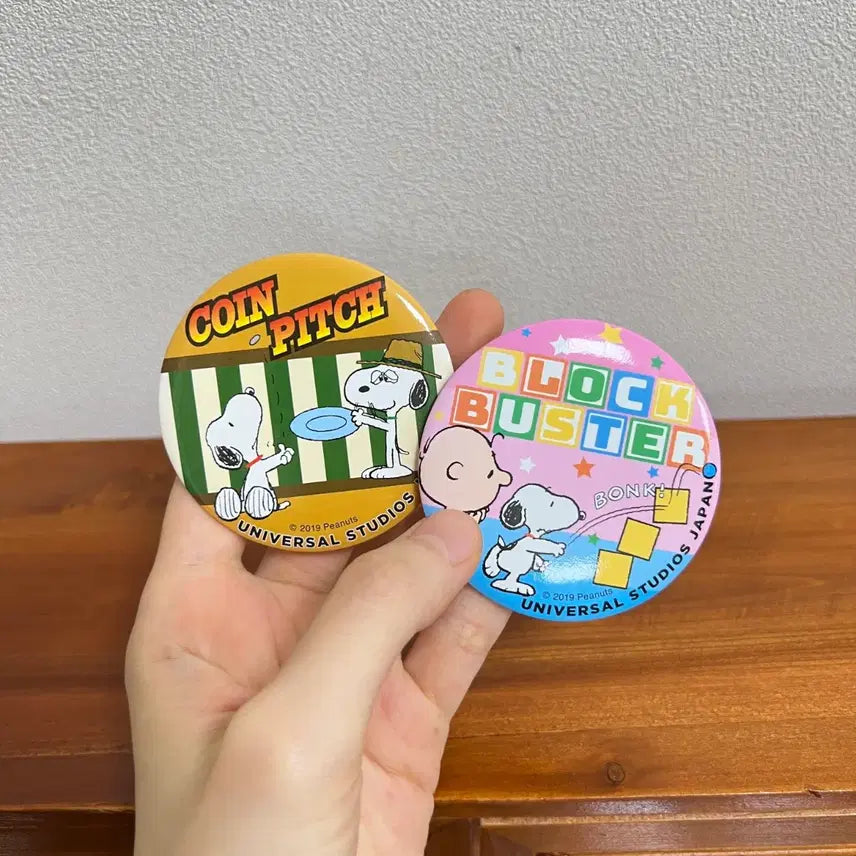 [BUNJANG] Universal Studios Japan Snoopy Badge Set / [세트]유니버셜 스튜디오 재팬 스누피 뱃지