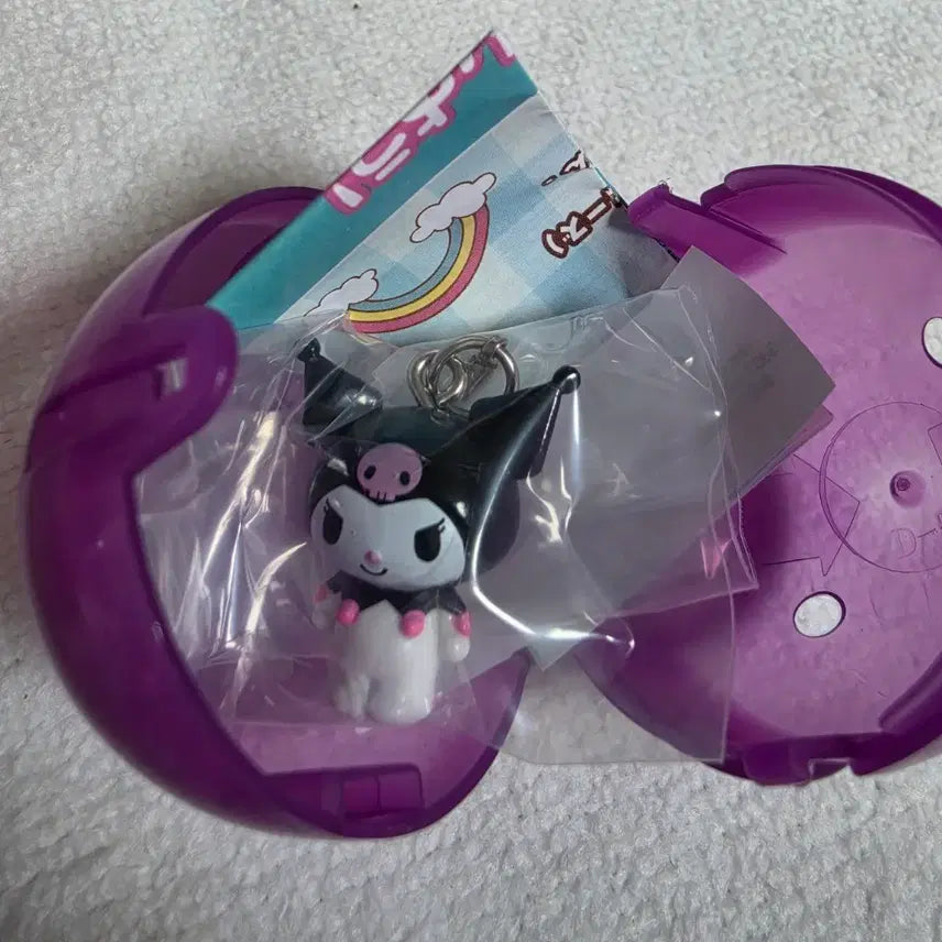 [BUNJANG] Sanrio Kuromi Capsule Figure Keychain / 산리오 메지루시 가챠 쿠로미