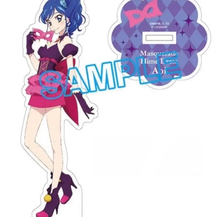[BUNJANG] Aikatsu Aoi Aoi Rubber Strap Acrylic Stand Masquerade / 아이카츠 아오이 러버스타 아크릴 스탠드 마스커레이드 아이엠스타 마린