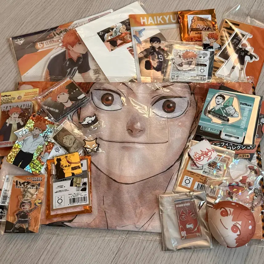 [BUNJANG] Haikyu!! Hinata Shoyo Merchandise Bundle Set / 하이큐 히나타 굿즈 일괄 판매