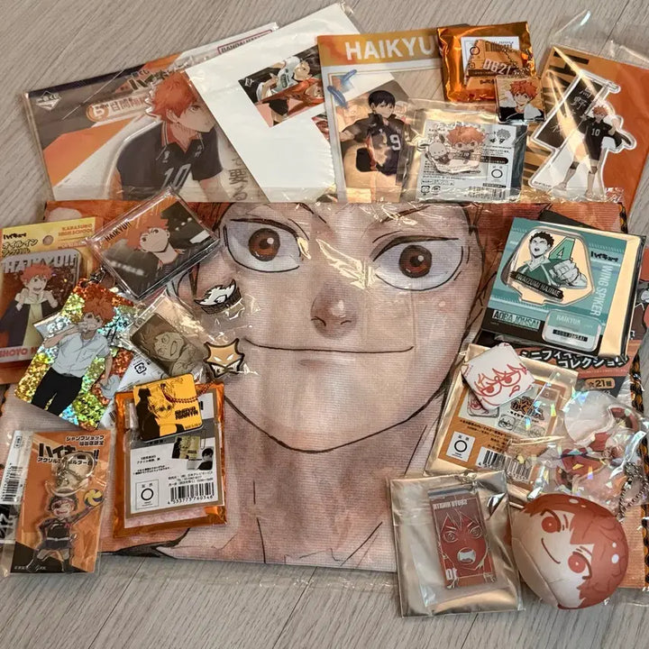 [BUNJANG] Haikyu!! Hinata Shoyo Merchandise Bundle Set / 하이큐 히나타 굿즈 일괄 판매